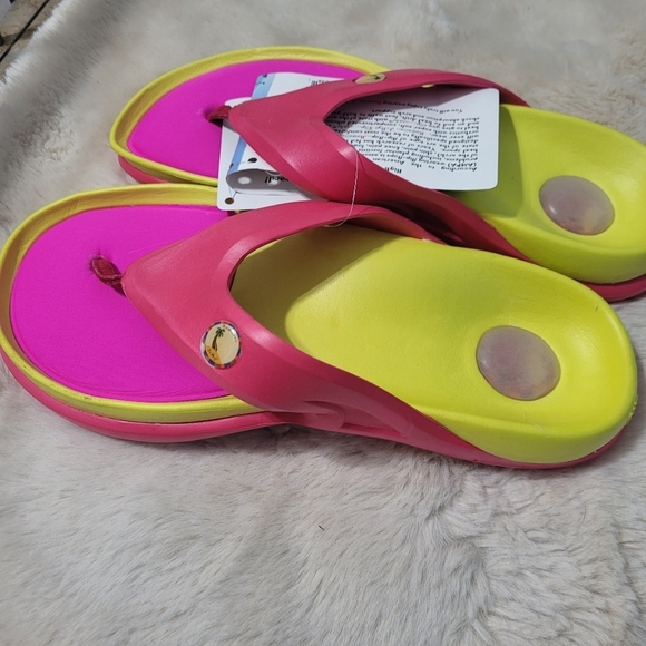 Hawaiian Jellys Slide Flip Flop Thong Flat Sandals Women's Sz 8 - Picture 4 of 11